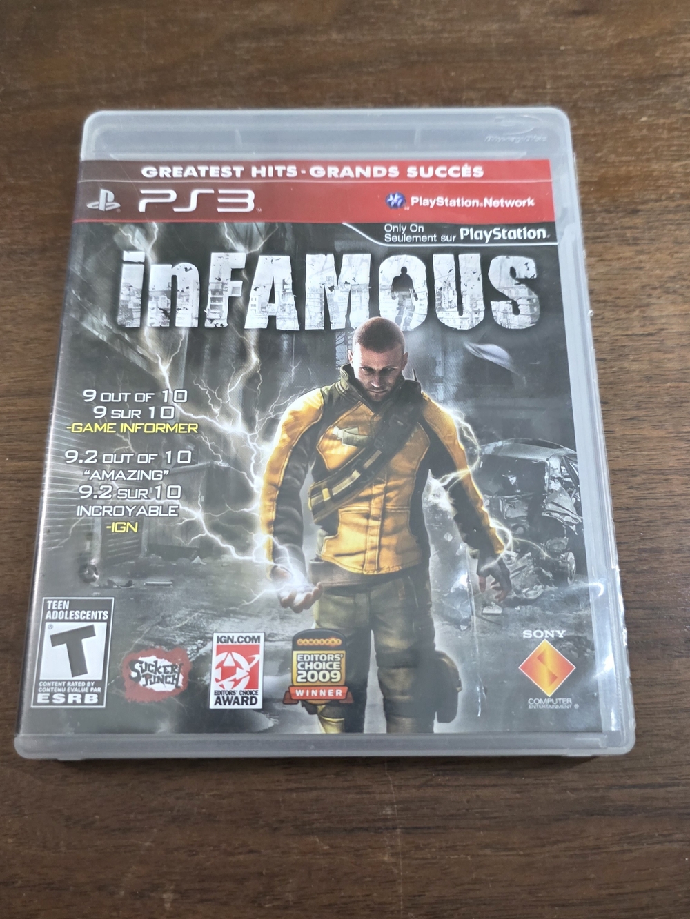 Sony PS3 inFAMOUS Greatest Hits Game Cib